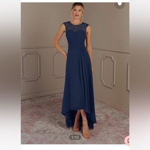 Azazie Zen Navy Mother of the Bride Formal Dress